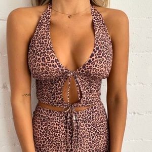 SOLD **** NWOT Tiger Mist Cheetah Top